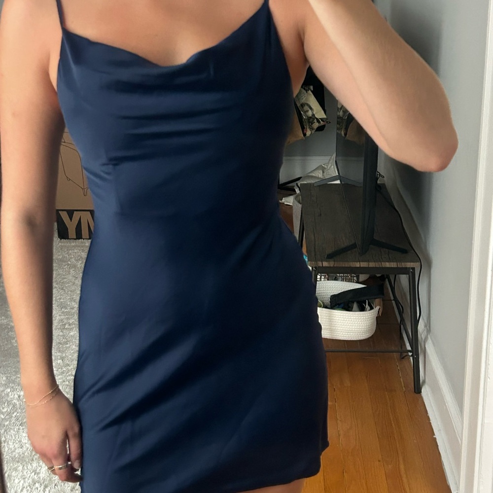Urban Outfitters Navy Blue Mini Dress